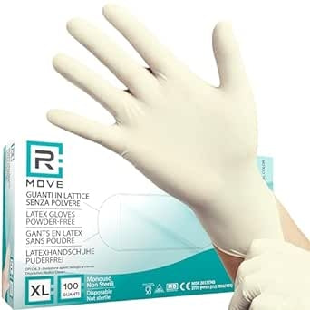 1CONF. DA 100PZ TG.XL -RMOVE GUANTI LATTICE 5.7GR SENZA POLVERE