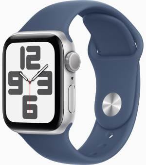 Apple Watch SE 40mm Silver Denim S/M