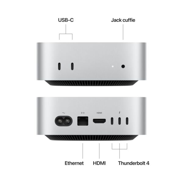 Apple Mac mini M4 - 16GB RAM - 256GB SSD - Silver