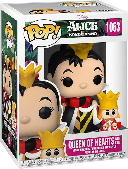 ALICE IN WONDERLAND POP!  BUDDY VINYL FIGURE QUEEN W/KING 9 CM