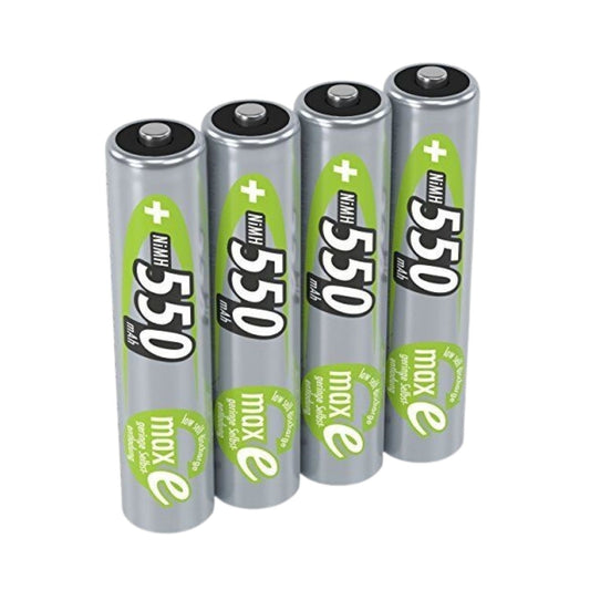 Ansmann 4x Batterie ricaricabili mini stilo AAA - 550 mAh 1,2 V