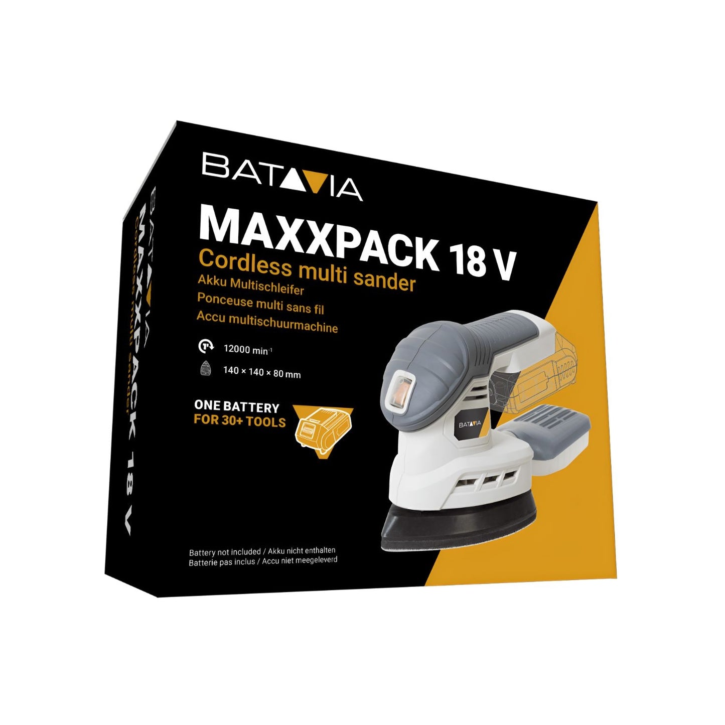 Batavia Levigatrice multifunzione a batteria 18V