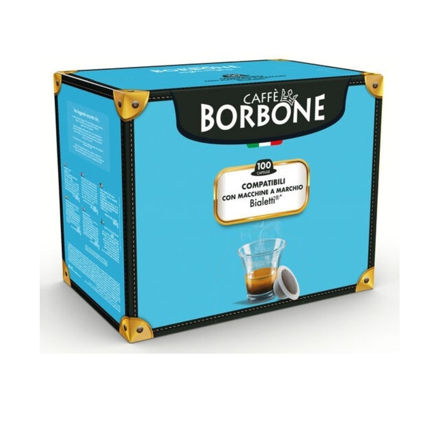 Borbone Capsule Comp. Bialetti Miscela Blu100pz