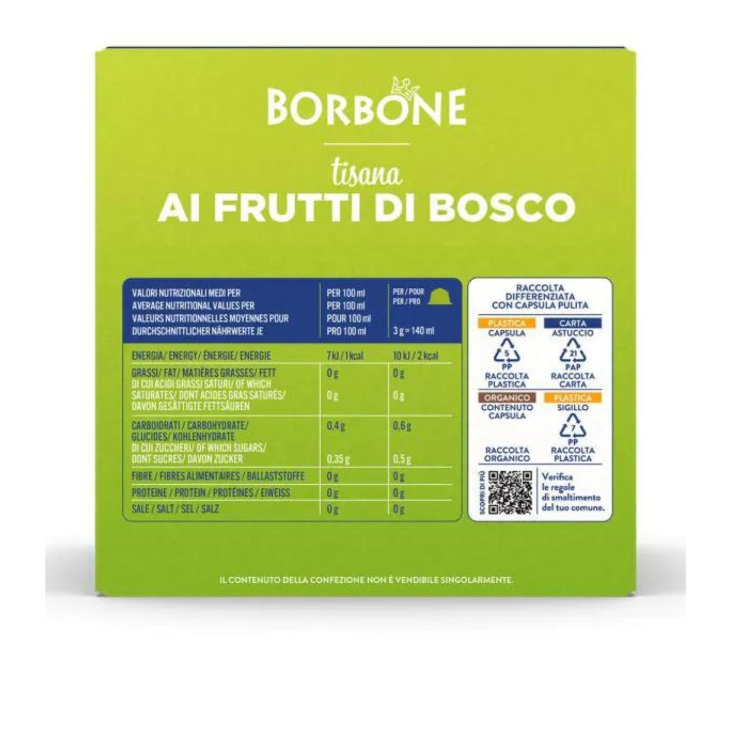 Borbone Capsule Comp Dolce Gusto Frutti Di Bosco 16pz