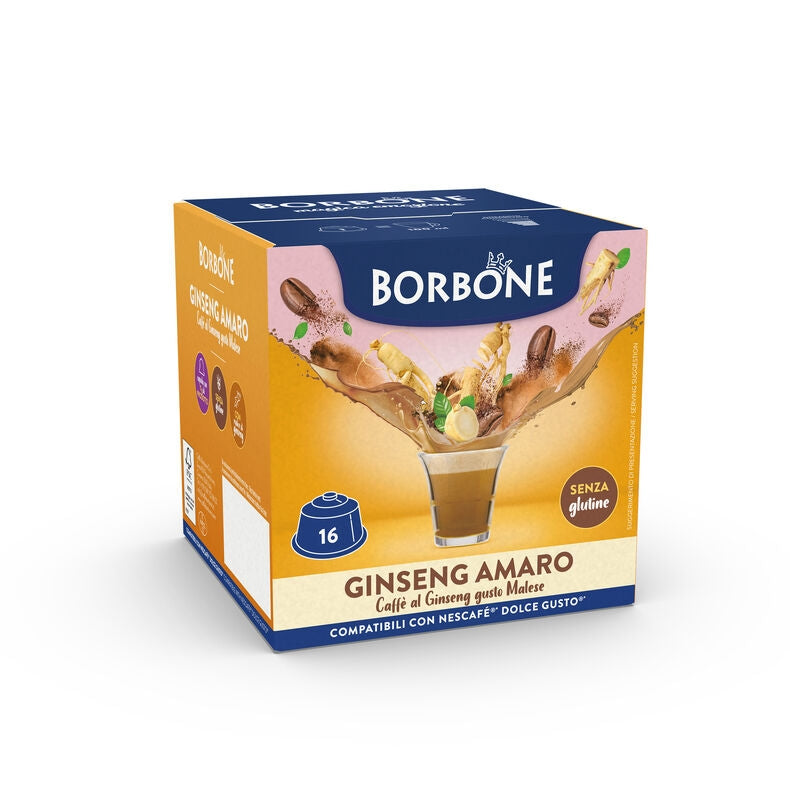 BORBONE CAPSULE COMP.DOLCE GINSENG AMARO 16PZ