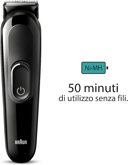 Braun Regolabarba E Capelliseries 3 Mgk3410 Nero