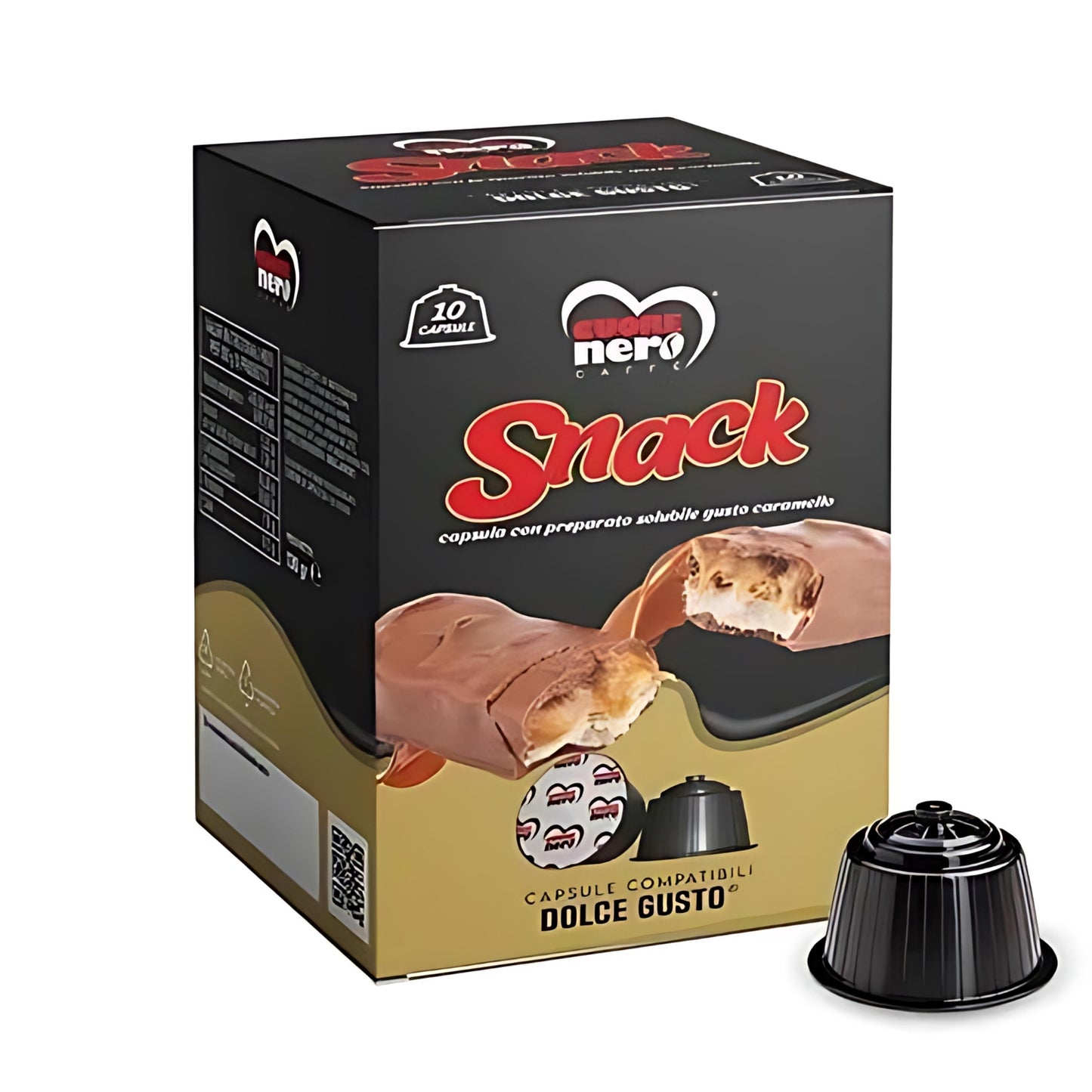 Cuore Nero Capsule Comp. Dolce Gusto Gusto Snack 10pz