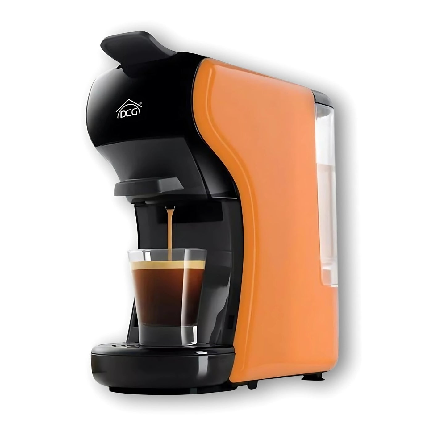 Dcg Macchina Del Caffè Universale – es6517 - Arancio e Nera + Mix Degustazione 15 Pz Cialde e Capsule In Omaggio