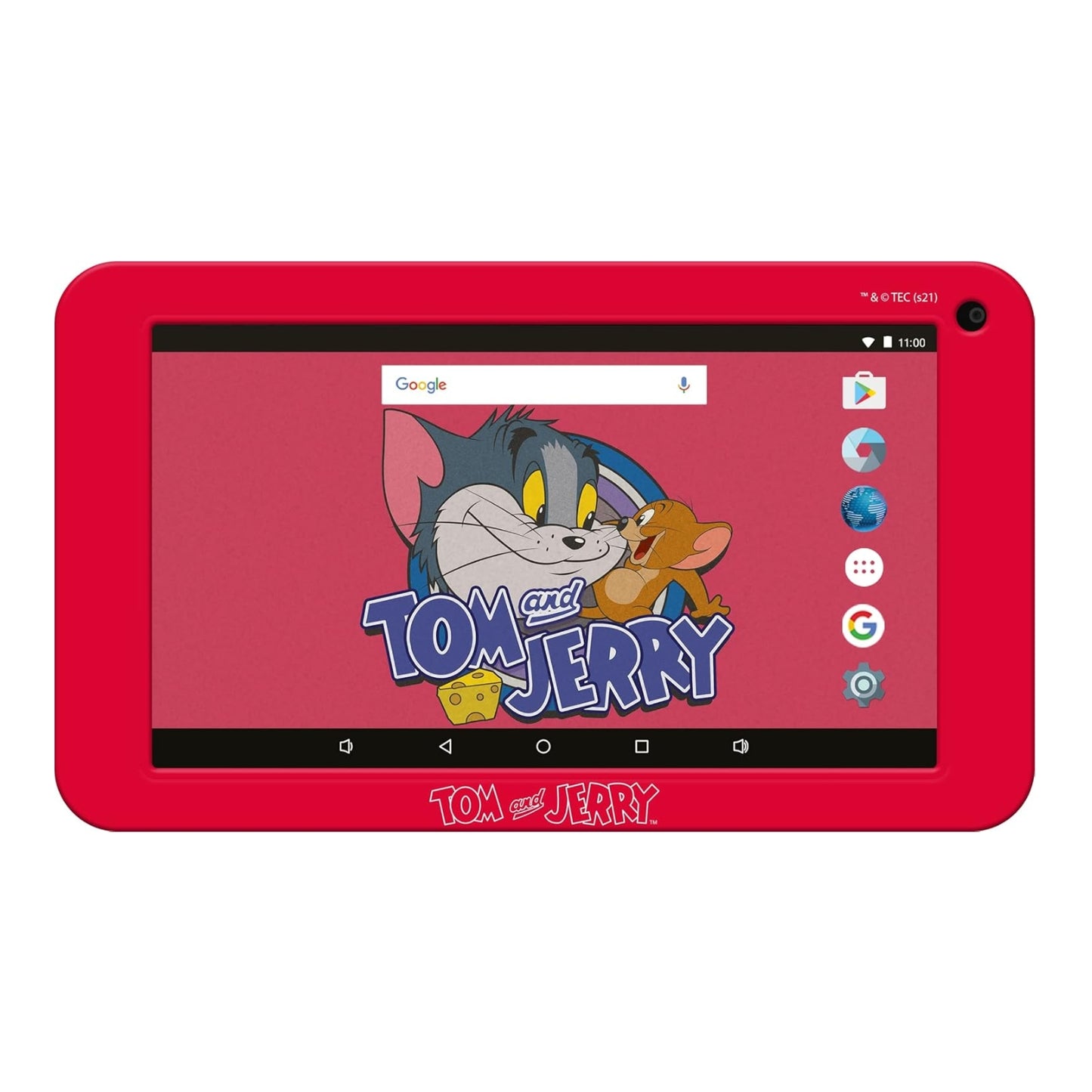 E-star Tablet per Bambini 3 - 6 anni 7 Pollici Wi-Fi 2 GB Ram Android 9 con fotocamera modello Tom and Jerry