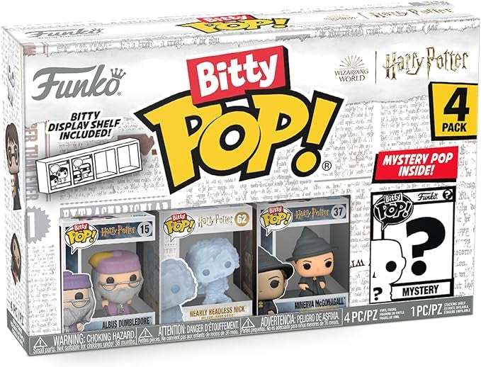 Funko Bitty Pop! Harry Potter - Albus Dumbledore™, Nearly Headless Nick™, Minerva McGonagall™