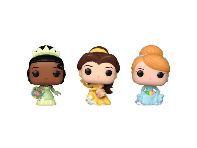 FUNKO CARROT POCKET POP! DISNEY - CINDERELLA, BELLA AND TIANA