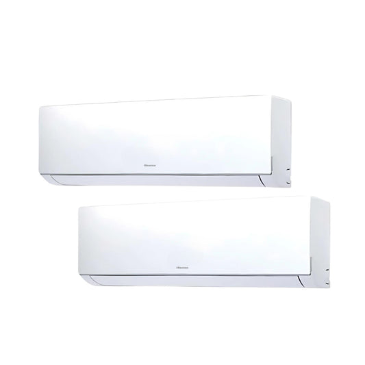 Hisense Climatizzatore Dual Split Inverter 12000+12000 Btu /h Condizionatore Con Pompa Di Calore Classe A++/a+