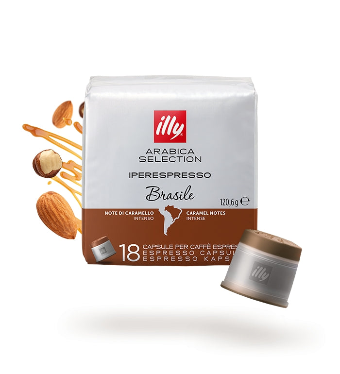 Illy Capsule Caffè Iperespresso Arabica Brasile Confezione 18pz