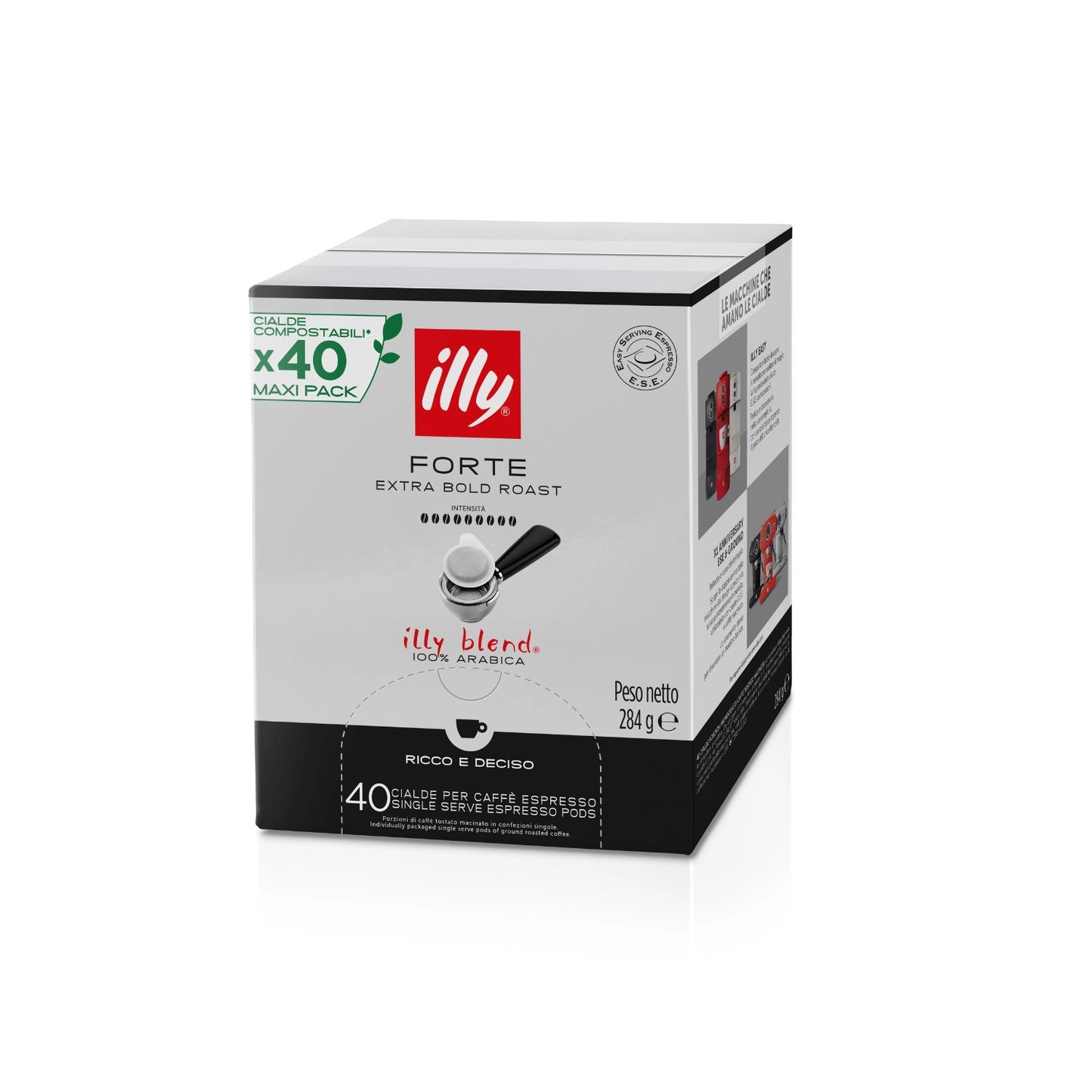 Illy forte Cialde Caffè Tostatura Scura 40 pz