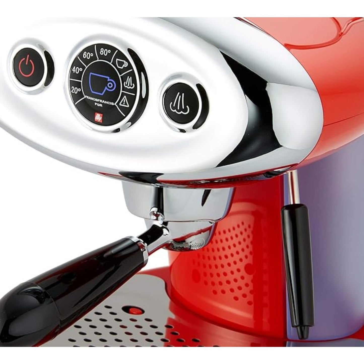 Illy x7.1 - m.d.c. iperespresso rossa con lancia a vapore