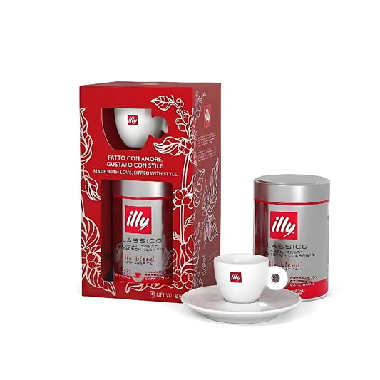 Illy Christmas Box Barattolotostato Macinato 250gr + Tazzina