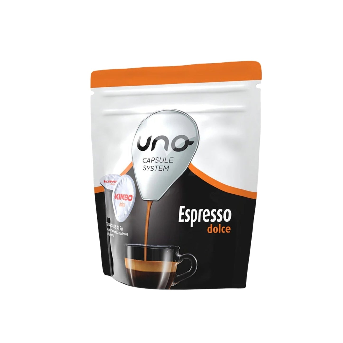 Kimbo Caffe\' Confezione Da 16 Capsule Compat. Uno System Dolce