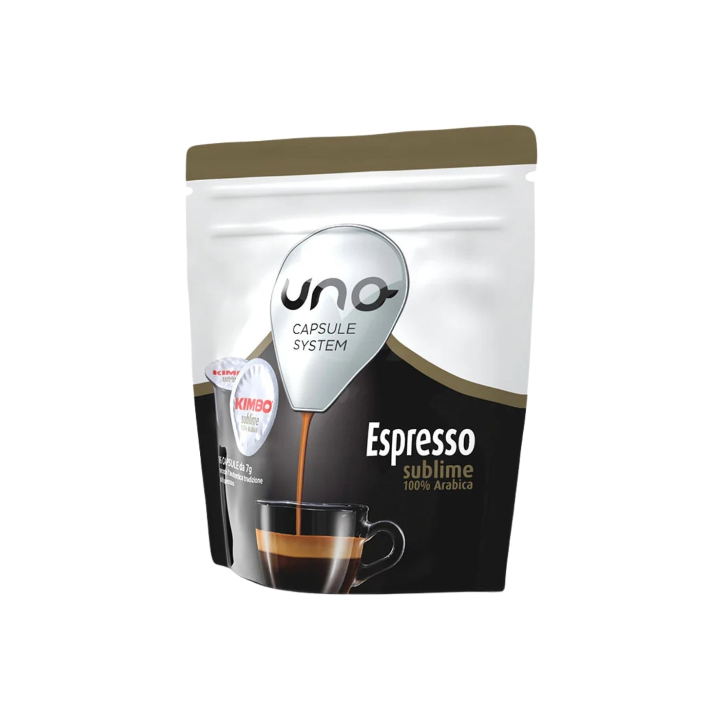 Kimbo Caffe' Confezioneda 16 Capsule Compat. Uno System Sublime