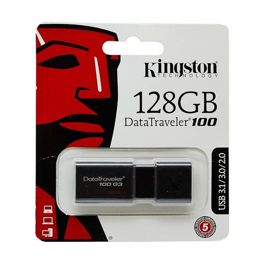 Kingston Pendrive Usb Data Travel100 Usb 3.1/3.0/2.0 128gb