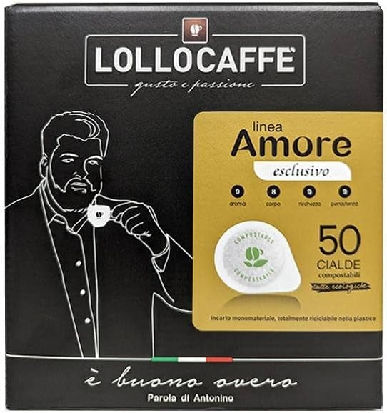 Lollo Caffè Linea Amore Gusto Esclusivo 50 Cialde Miscela Oro