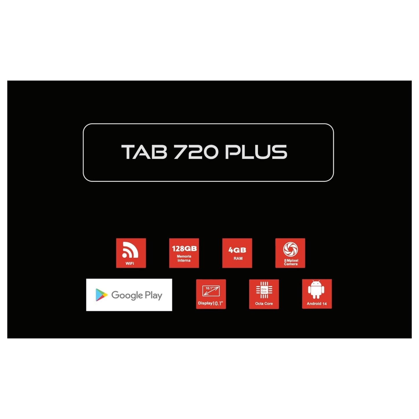 Majestic Tab-720 Plus 4+128gb 10.1 4g Ita