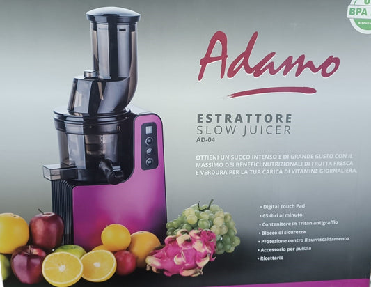 Mediatec Adamo Estrattore Di Succo A Spremitura Lenta A++