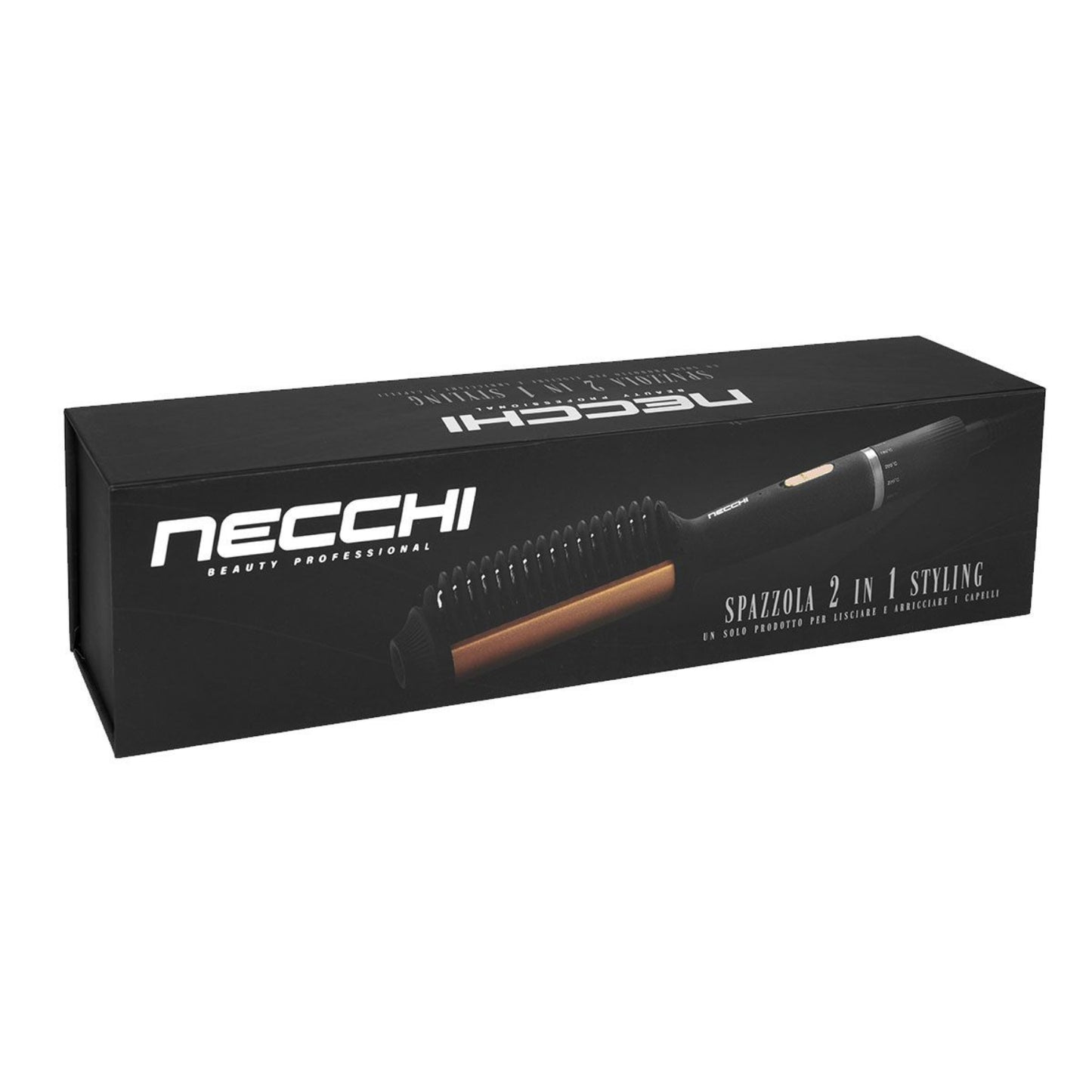 Necchi spazzola per capelli  2 in 1