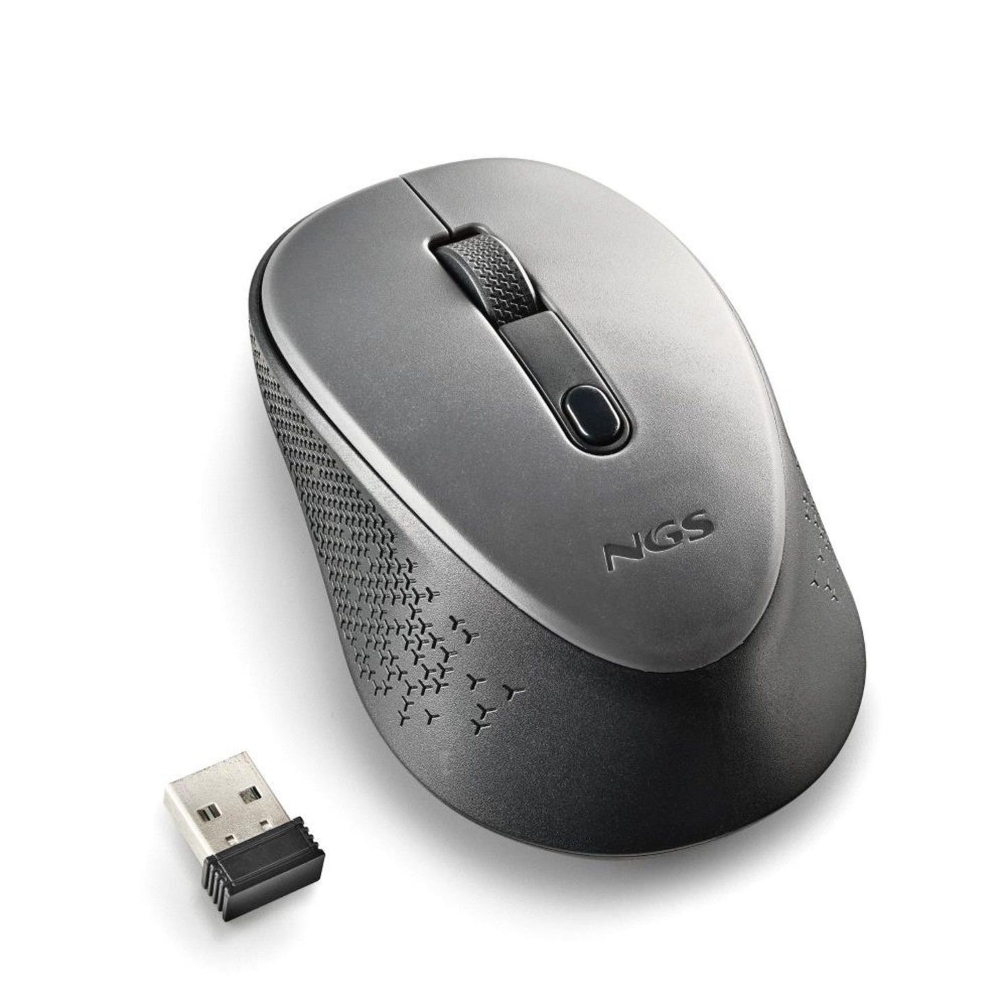 Ngs Mouse Wireless Con Pulsanti Silenziosi Dew Gray