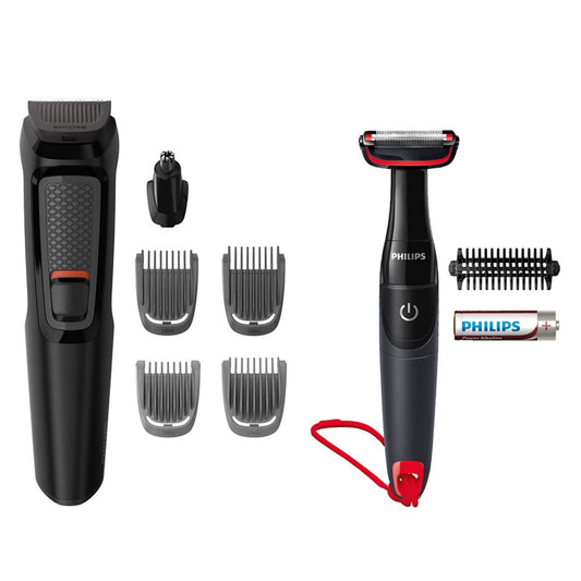 Philips Rasoio Elettrico Multigroom Mg3710/85