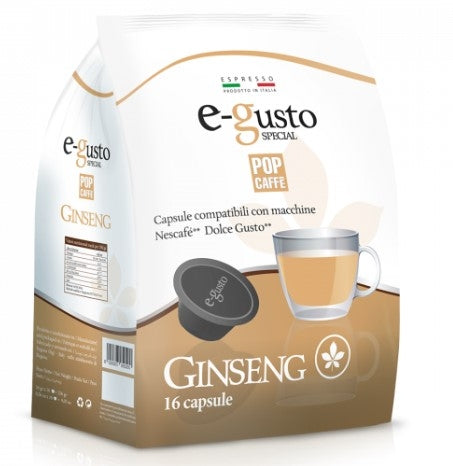 Pop Caffè Ginseng Capsule Comp. Nescafè Dolce Gusto 96pz