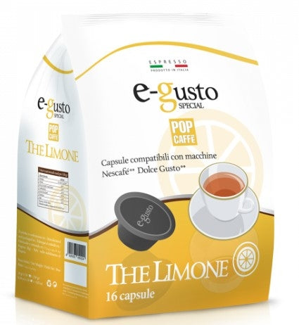 Pop Caffè The Al Limone Capsule Comp. Nescafè Dolce Gusto 96pz