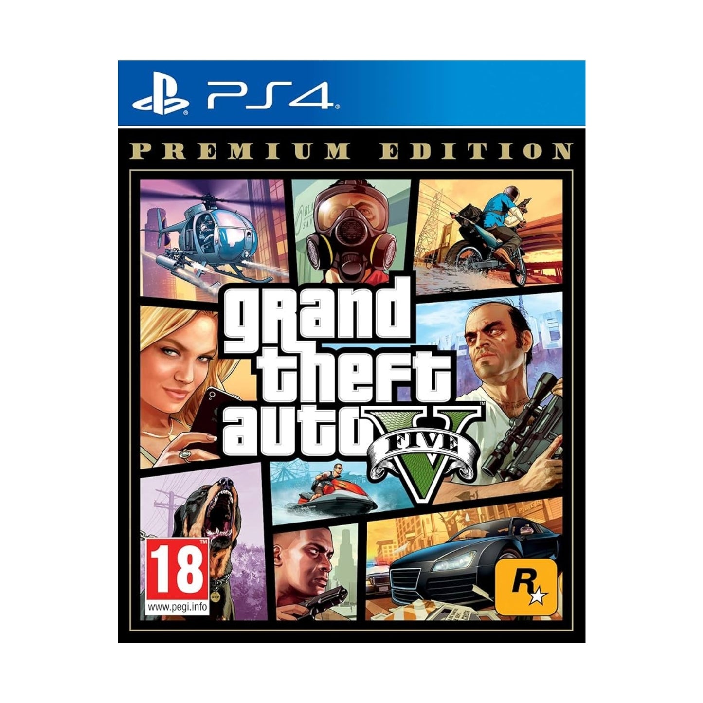 Ps4 Gta Grand Theft Auto 5 - Premium Edition Eu