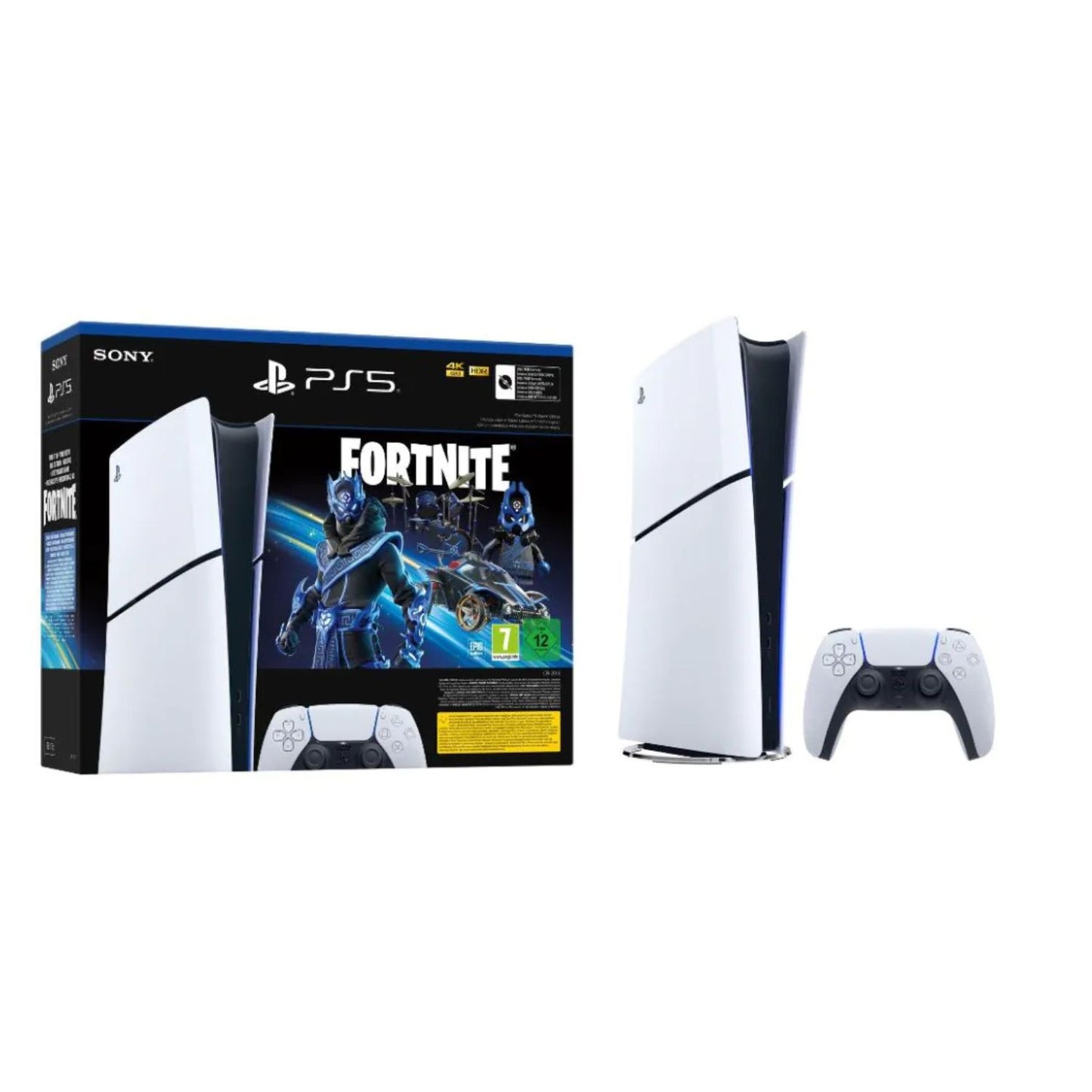 Sony PlayStation 5 SLIM Digital 1TB + Fortnite Cobalt Star (PS5 Bundle)