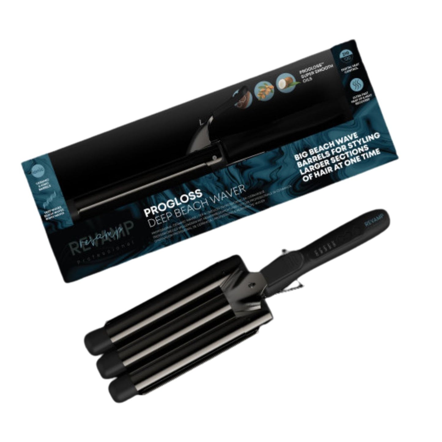 Revamp Arricciacapelli Progloss Deep Beach Waver Wv-2000-eu