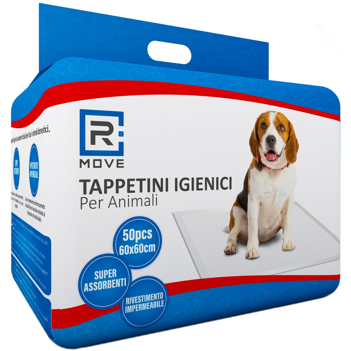 Rmove Tappetini Igienici Per Animali 60x60cm 1cnf/50pz