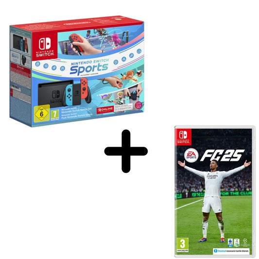 Switch Console 1.1 Neon Blue / Neon Red Switch Sport +Ea Sports Fc 25 Standard Nintendo Switch  Versione Europa Lingua Italiana