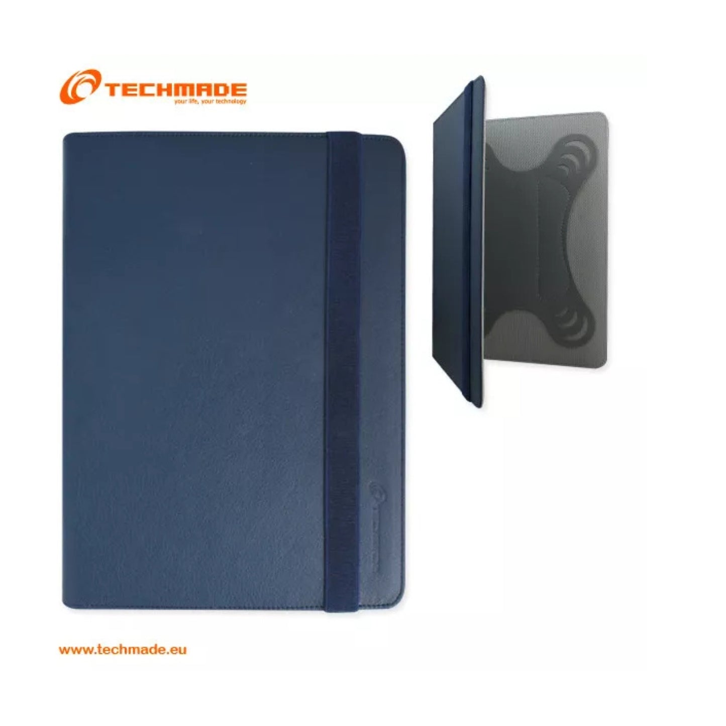 Techmade Custodia Tablet 7-8" blu