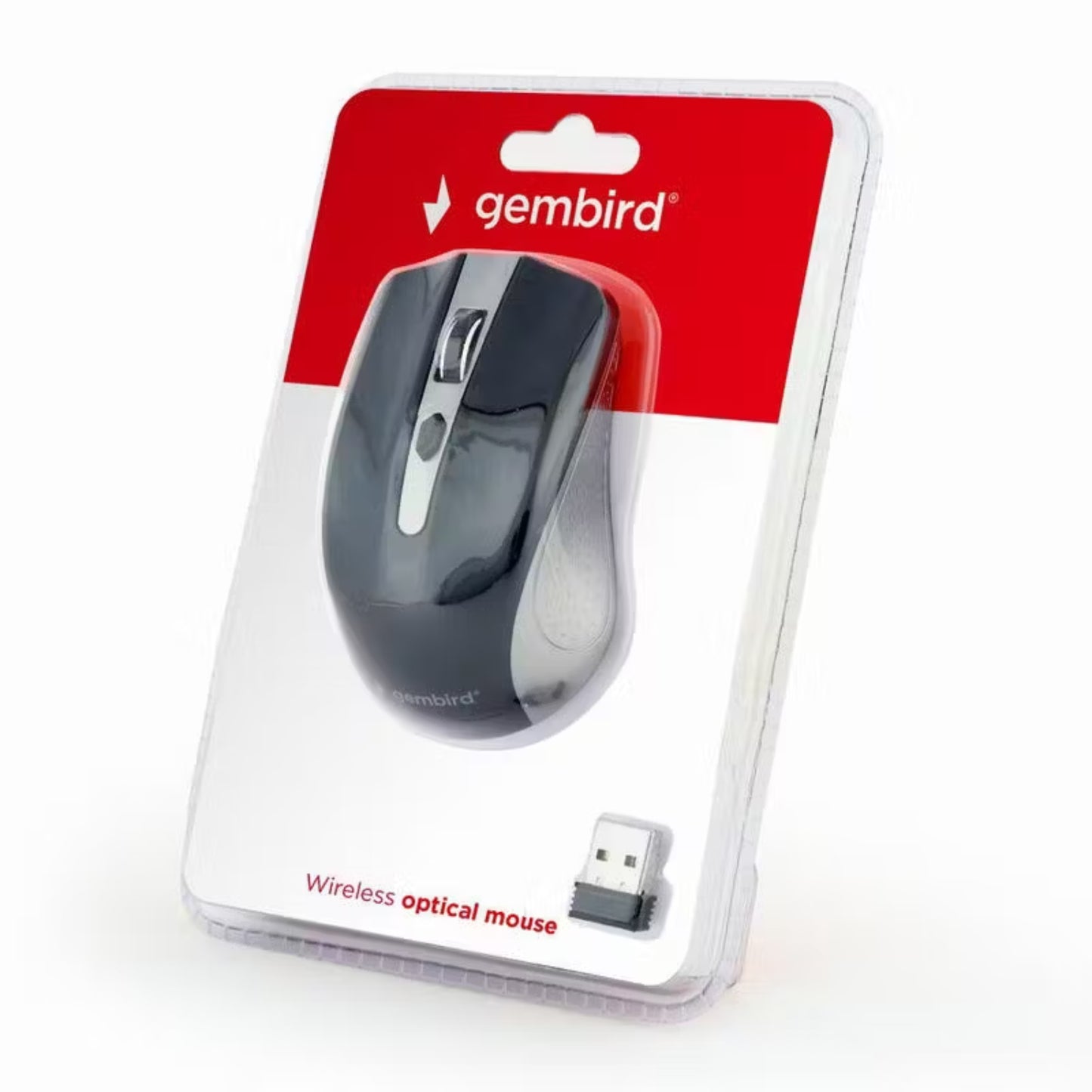 Techmade Gembird Mouse Senza Fili Space Grey Black