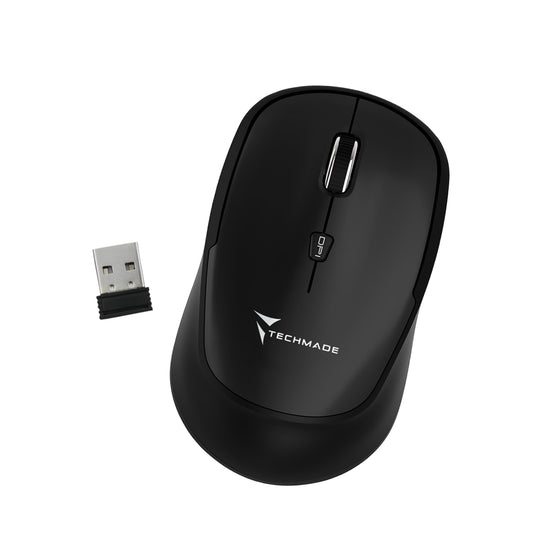 Techmade Mouse Wireless tm-xj35 Black