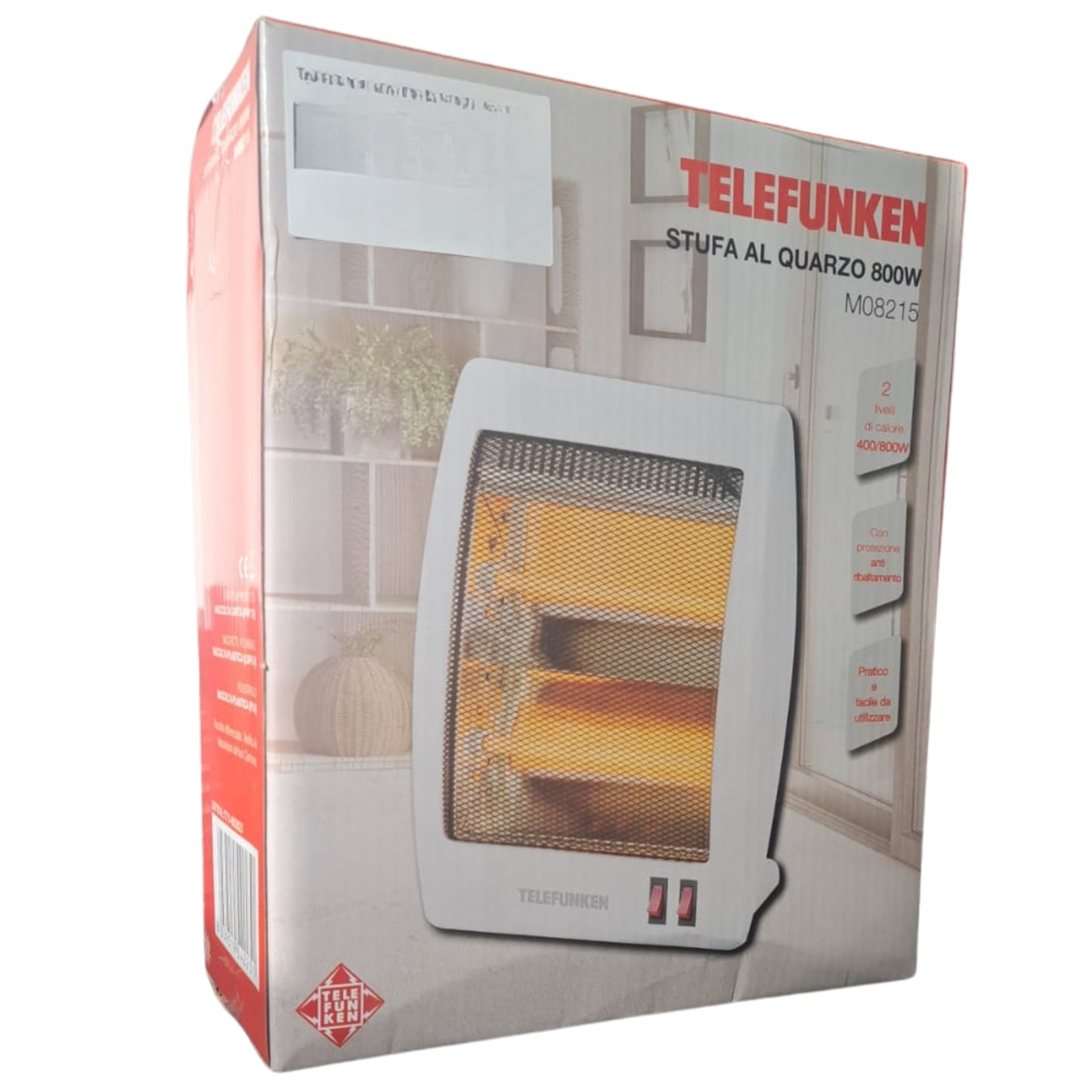 Telefunken stufa al quarzo Caldobagno M08215 800W