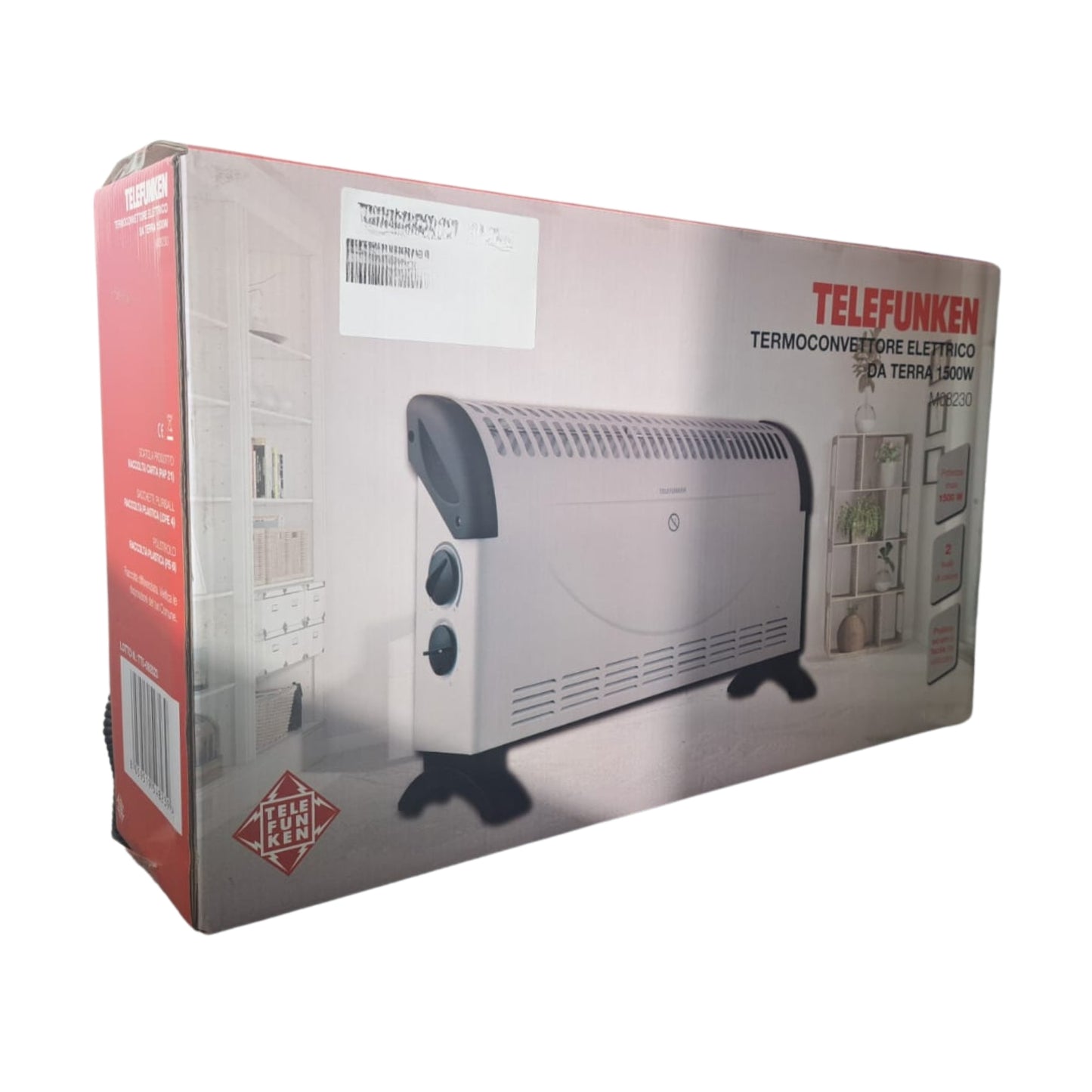 Telefunken Termoconvettore Da Terra 1500W M08230