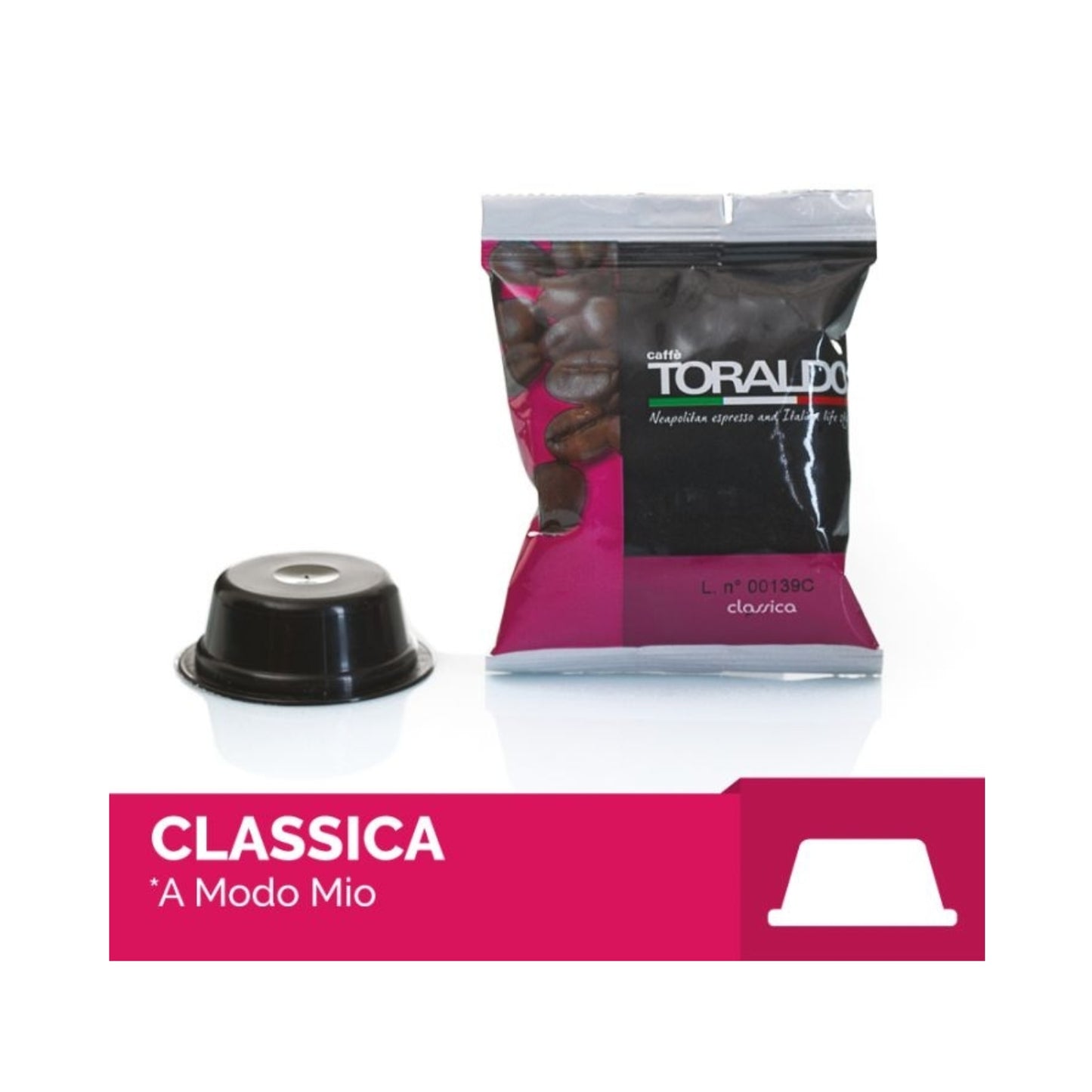 Toraldo Caffè Miscela Classica 100 Capsule Compatib. A Modo Mio