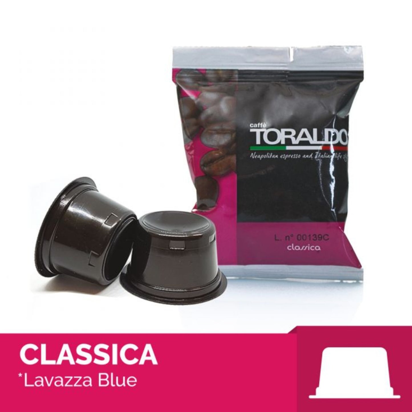 Toraldo Caffè Capsule Comp. Lavazza Blu Miscela Classica 100pz