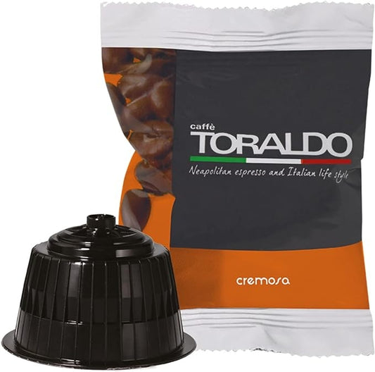 Toraldo Caffè Miscela Cremosa 100 Capsule Compatib. Dolce Gusto