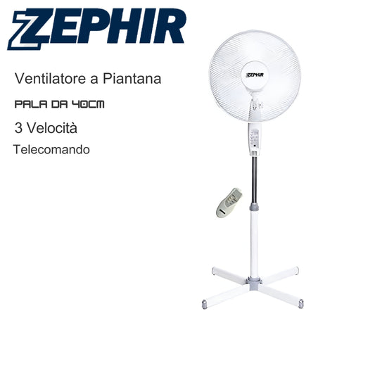 Zephir Ventilatore A Piantana Con Telecomando E Timer Pba42tcl